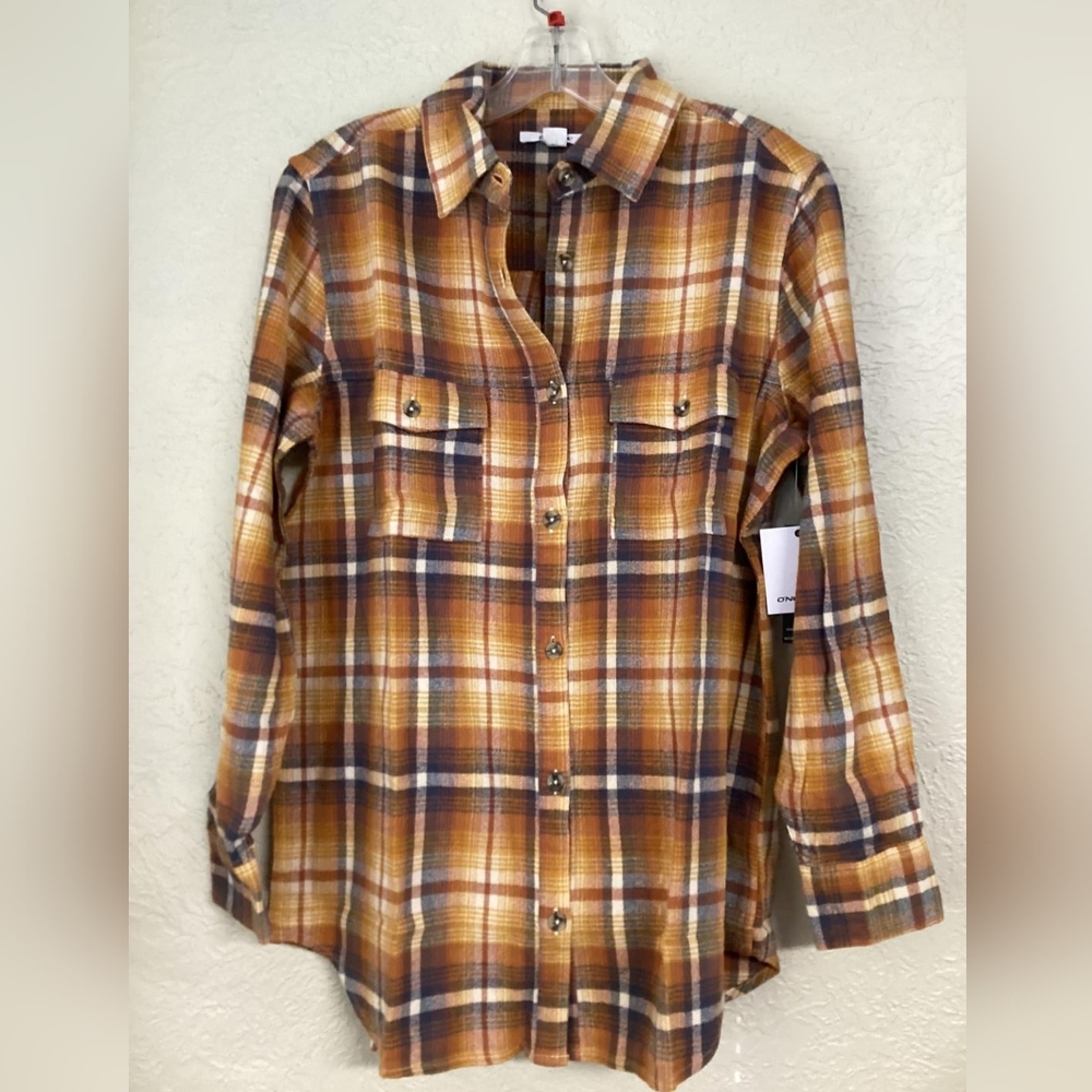 Oneil Juniors Coat Check Cotton Flannel
